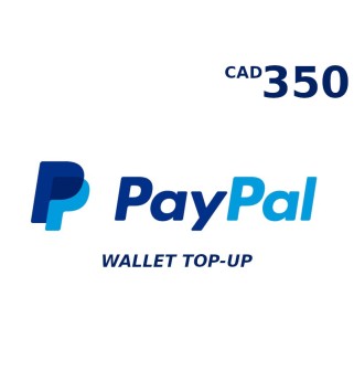 PayPal Wallet CAD 350 Top Up Key GLOBAL